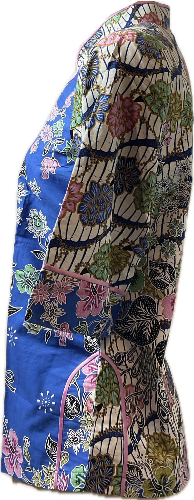Ladies Batik Top LBT-M-BLUE-J11003