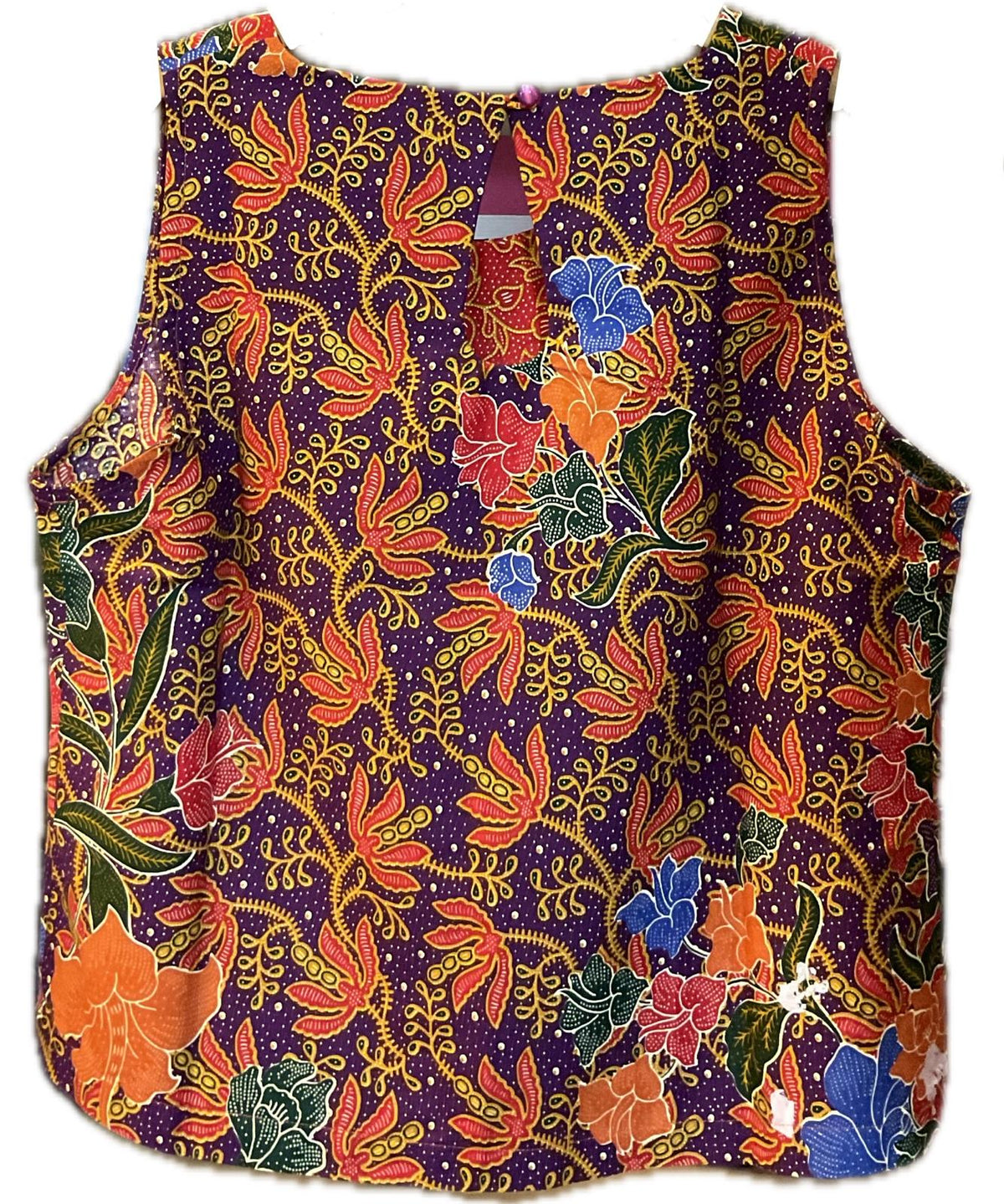 Ladies Batik Top LBT-M-RED-L11009