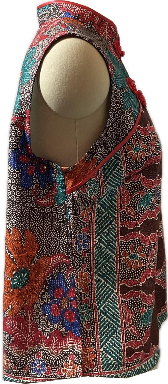Ladies Batik Top LBT-XL-PURPLE-P1111002