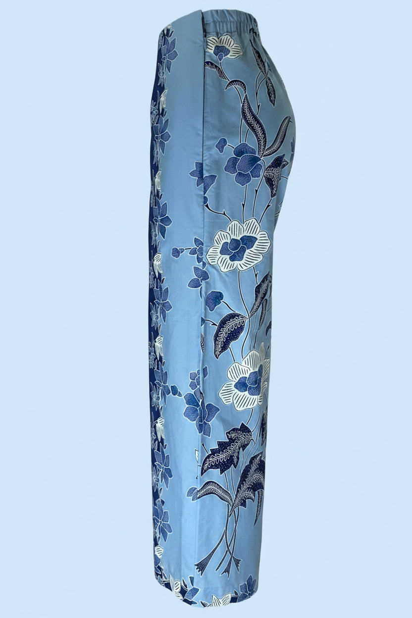 Ladies Batik Pants LBP-S-BLUE-5002