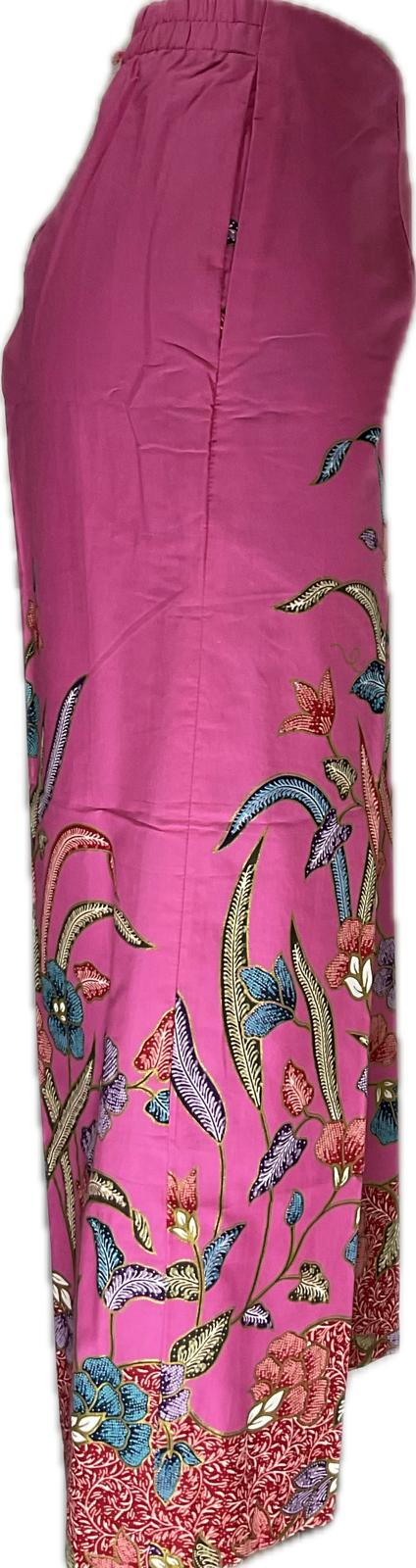 Ladies Batik Pants LBP-S-PINK-5003