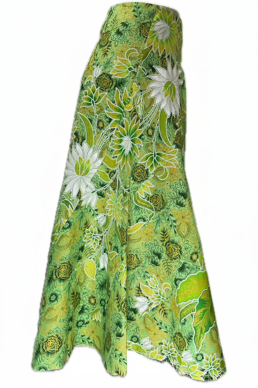 Ladies Batik Skirt LBLS-M-RED-A12-11001