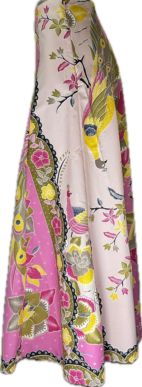 Ladies Batik Skirt LBLS-M-PINK-A13-11001