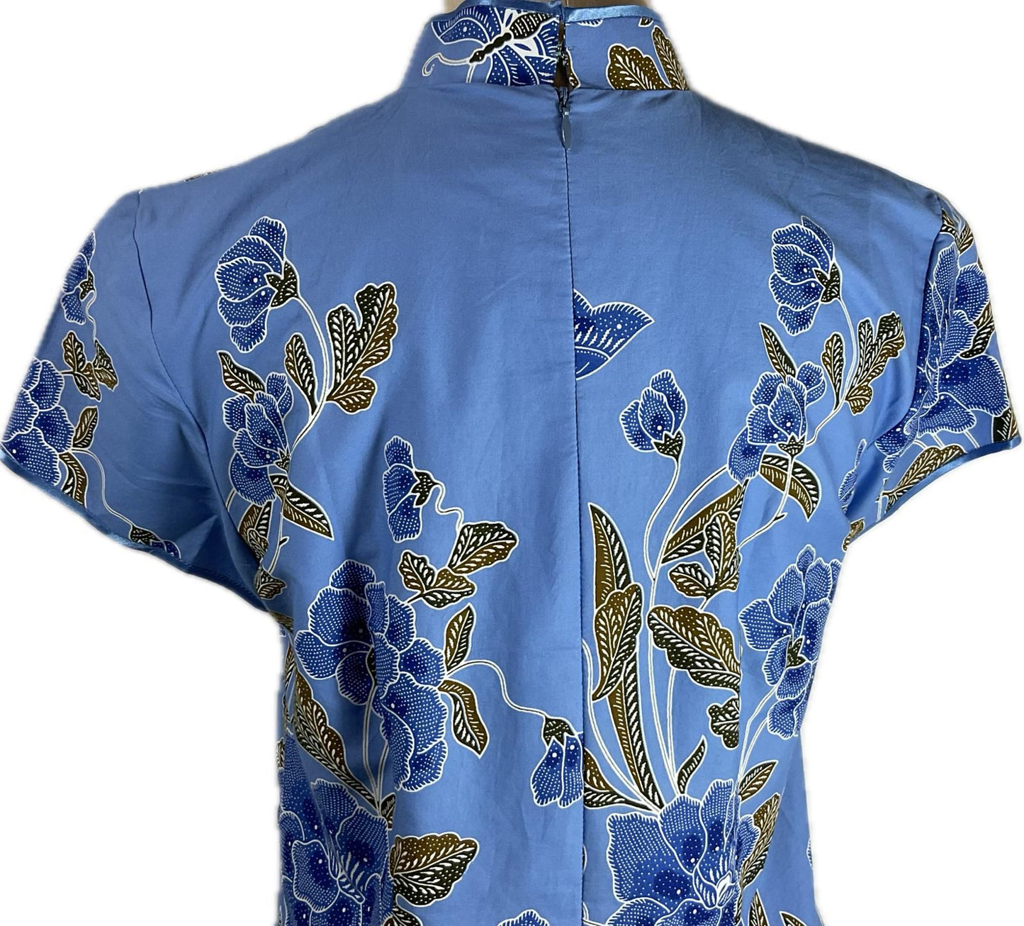 Batik Cheongsam BCS-L-BLUE-A-444003