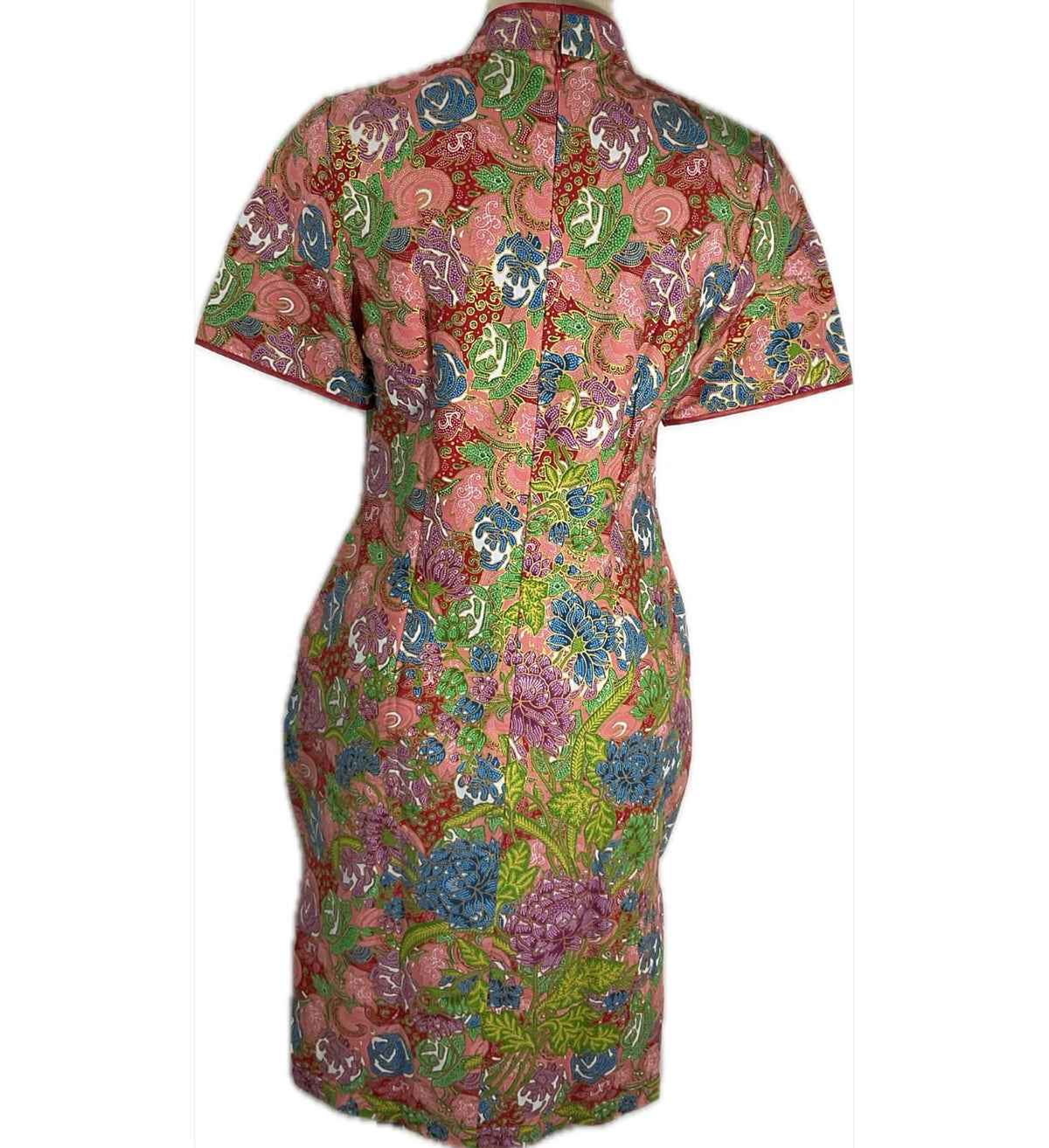 Batik Cheongsam BCS-M-RED-A-44003
