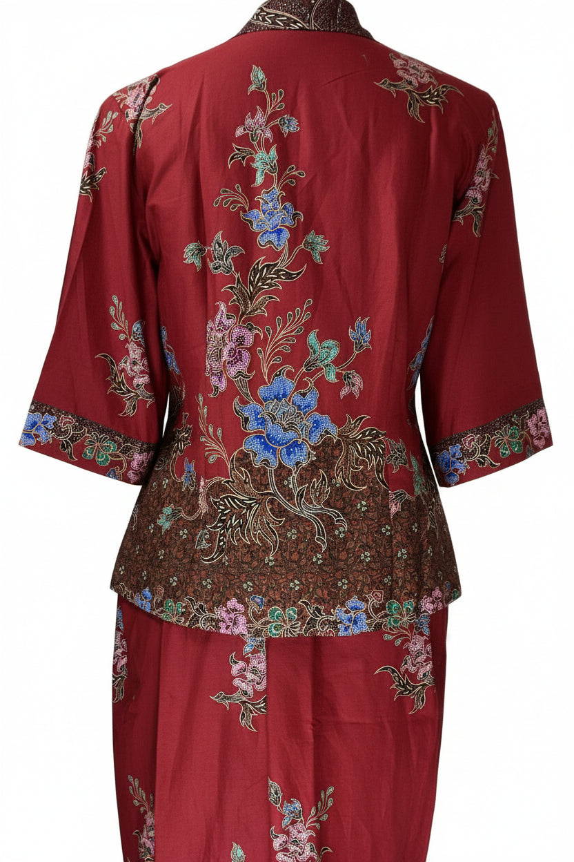 Ladies Kebaya Full Set LBT-XL-RED-KBY-A-7777001