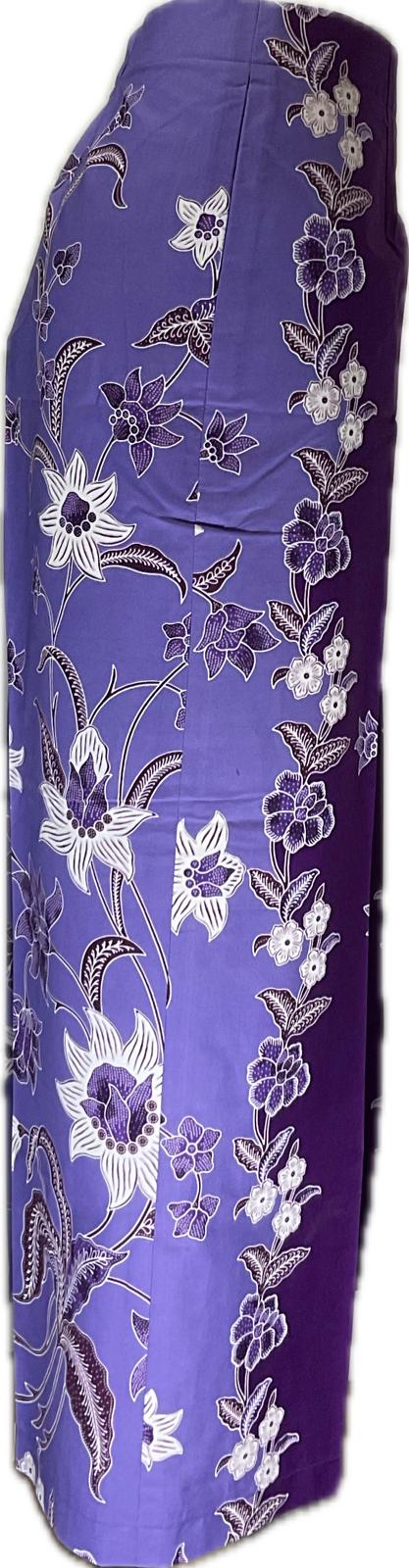 Ladies Batik Pants LBP-M-PURPLE-55003