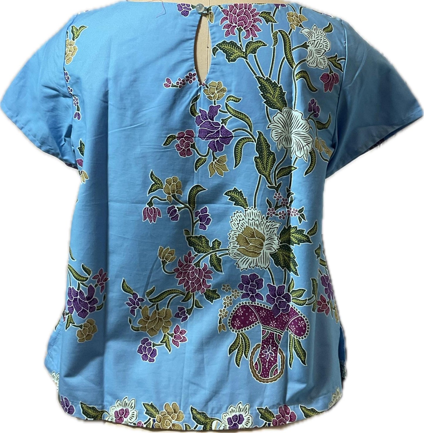 Ladies Batik Top LBT-XL-BLUE-AF1111004