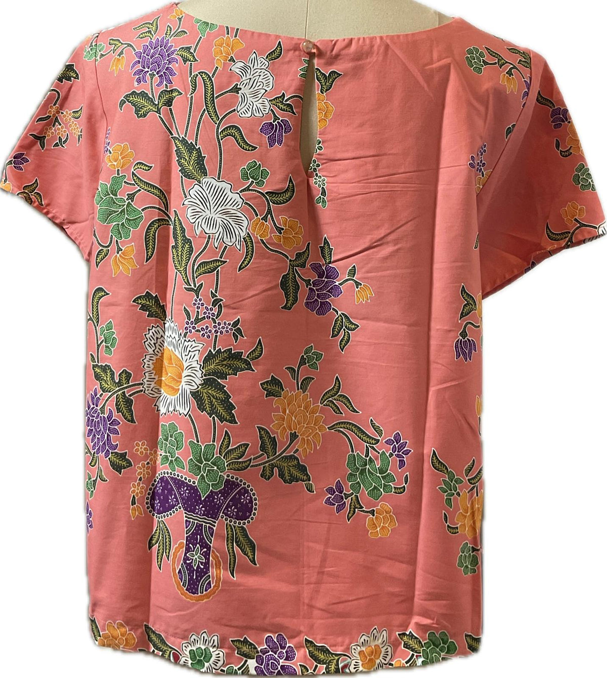 Ladies Batik Top LBT-XXL-PEACH-AF11111002