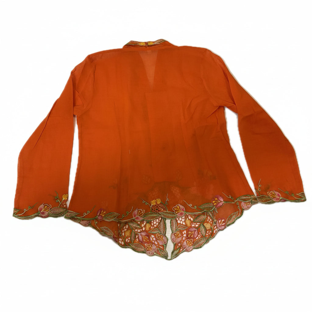 Kids Peranakan Top KPT-4-ORANGE-C-6666005