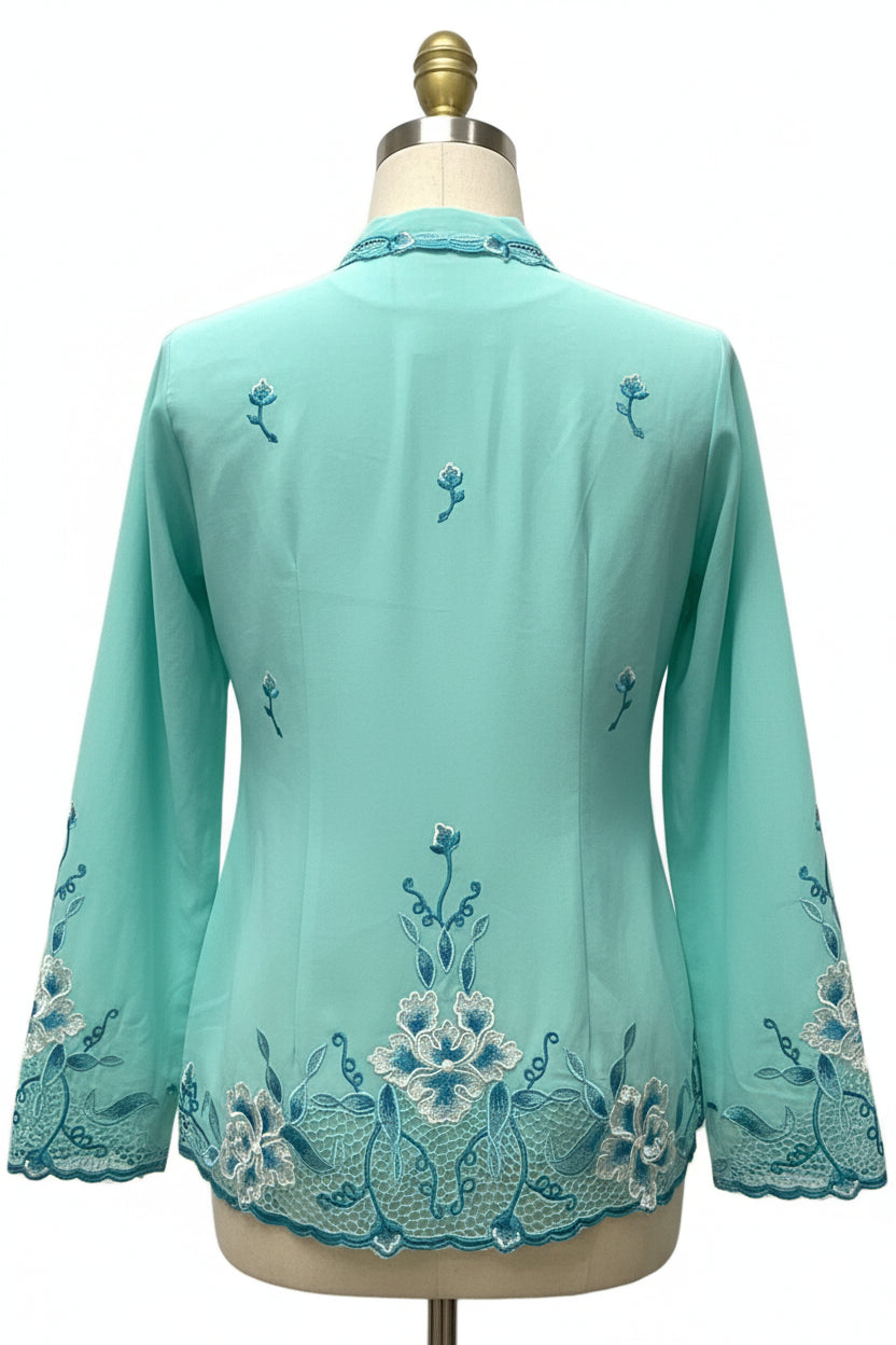 Standard Peranakan Top SPT-GREEN-A6026-A66666026