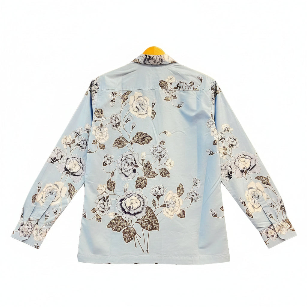 Mens Batik Top Long Sleeve MBT-L-BLUE-A22020