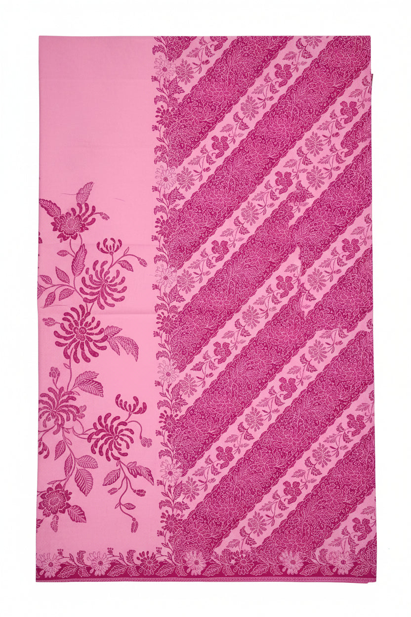 Handstamp Batik Fabric HSBF-2M-PURPLE-90135