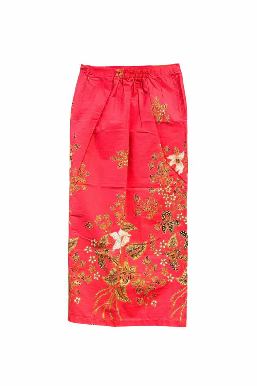 Ladies Batik Sarong LBS-L-PINK-333046