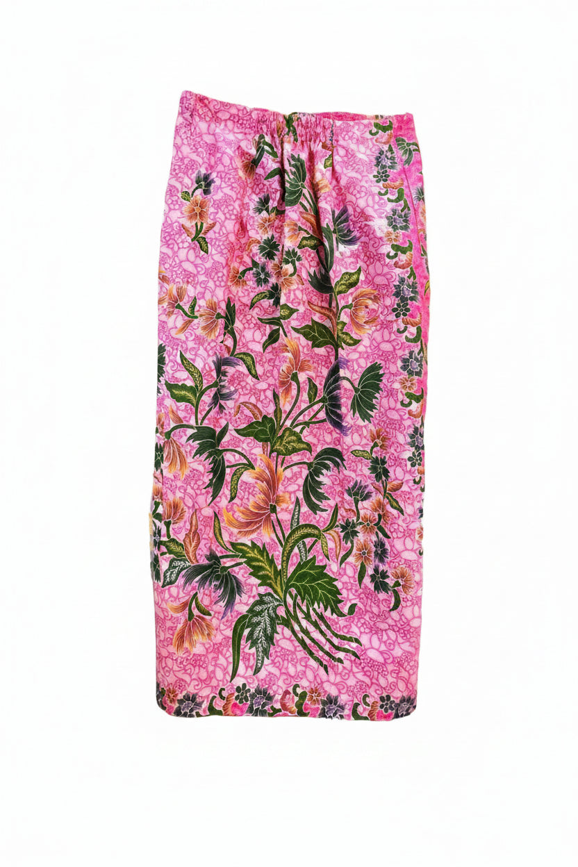 Ladies Batik Sarong LBS-L-PINK-333047