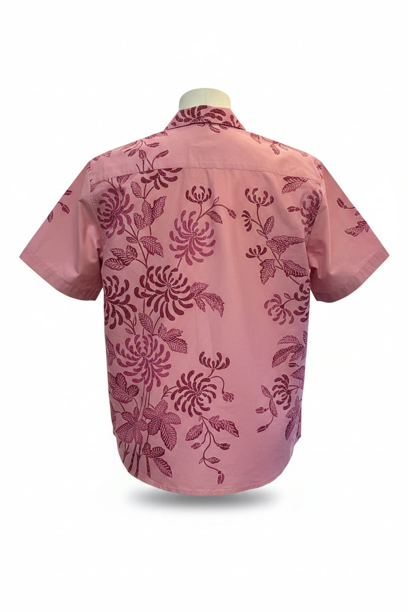 Mens Batik Top MBT-XL-PINK-2220014