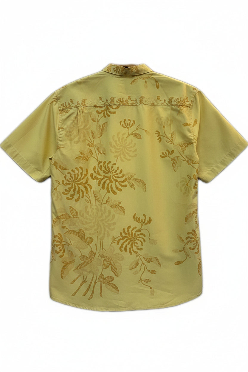 Mens Batik Top MBT-XL-YELLOW-2220016