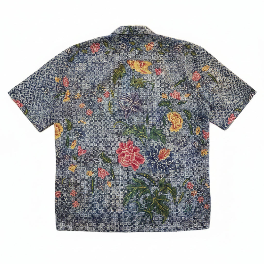 Mens Batik Top MBT-XXL-BLUE-2222006