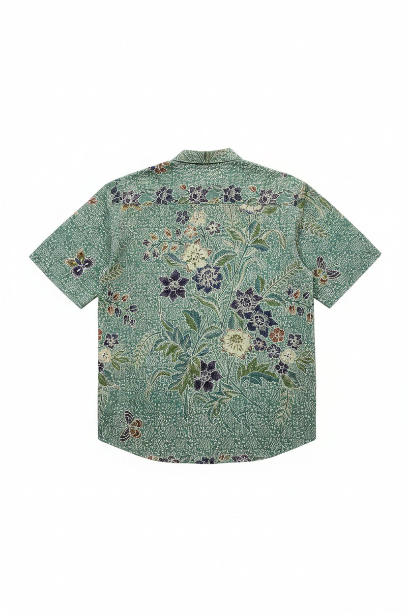 Mens Batik Top MBT-XXL-GREEN-2222008