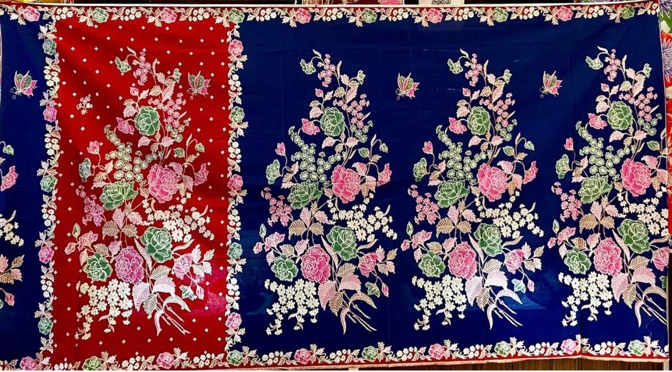 Handstamp Batik Fabric