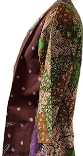 Ladies Batik Top LBT-XL-BROWN-G1111009