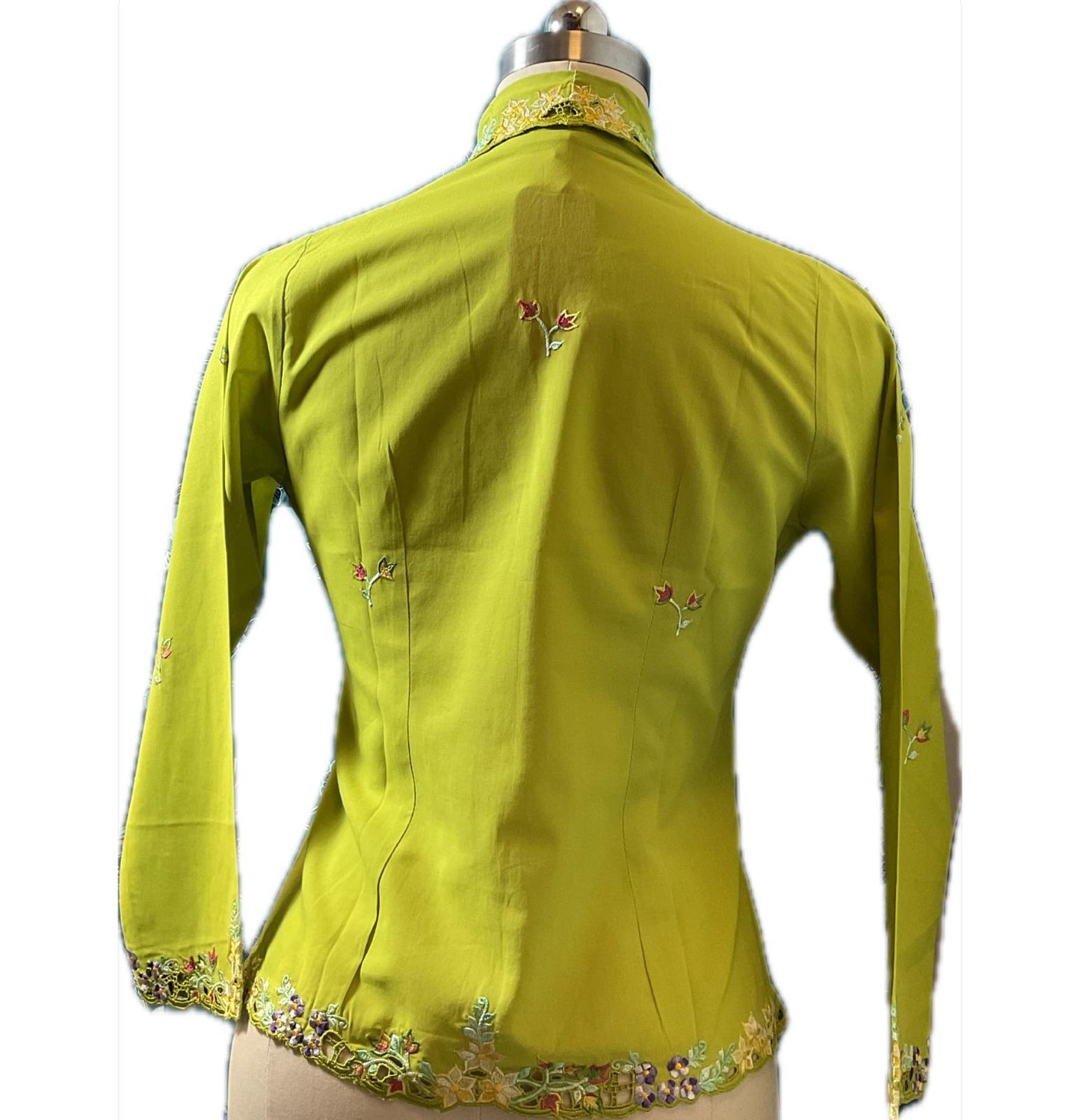 Premium Peranakan Top PPT-S-GREEN-B6006