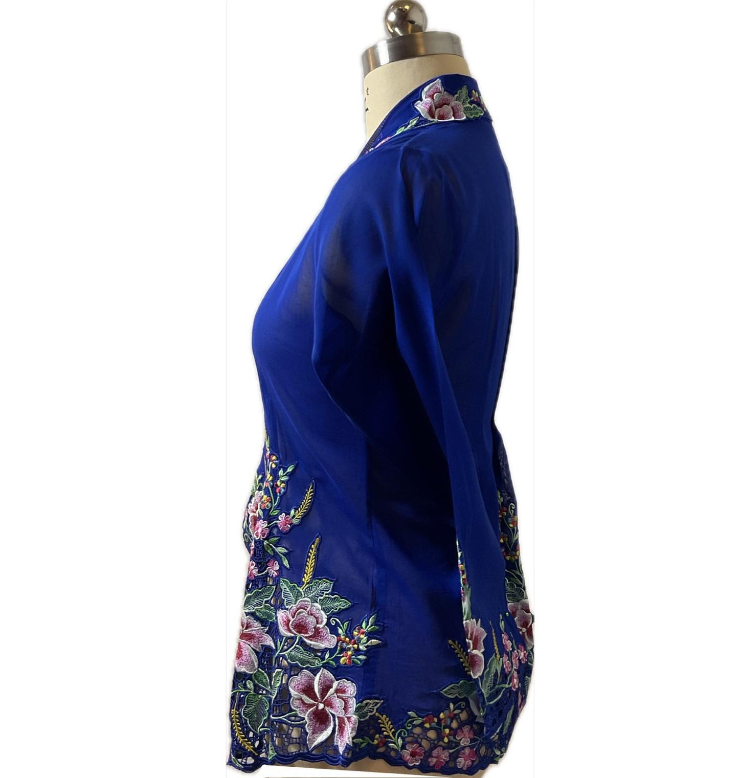 Premium Peranakan Top PPT-S-BLUE-B6009
