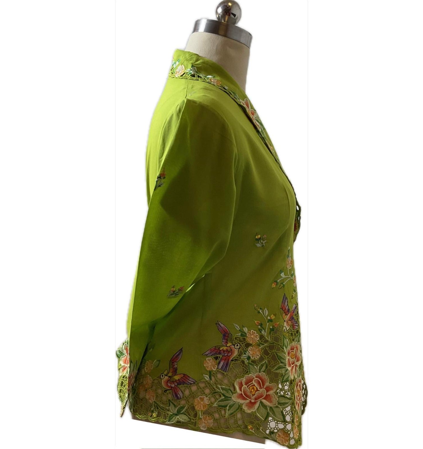 Premium Peranakan Top PPT-S-GREEN-B6011