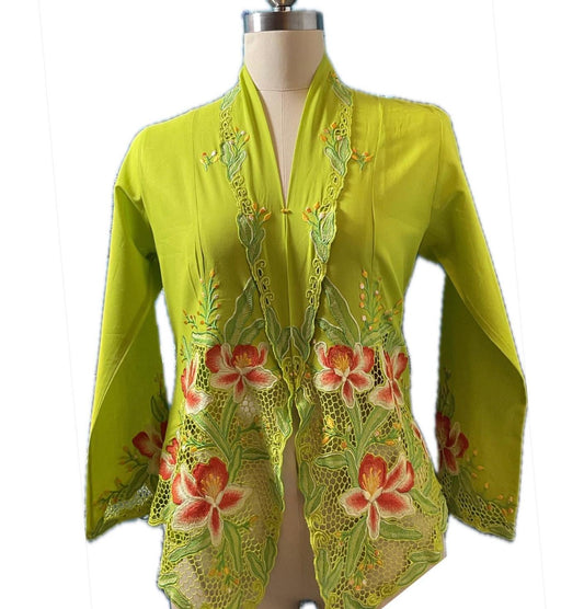 Premium Peranakan Top PPT-S-GREEN-B6012