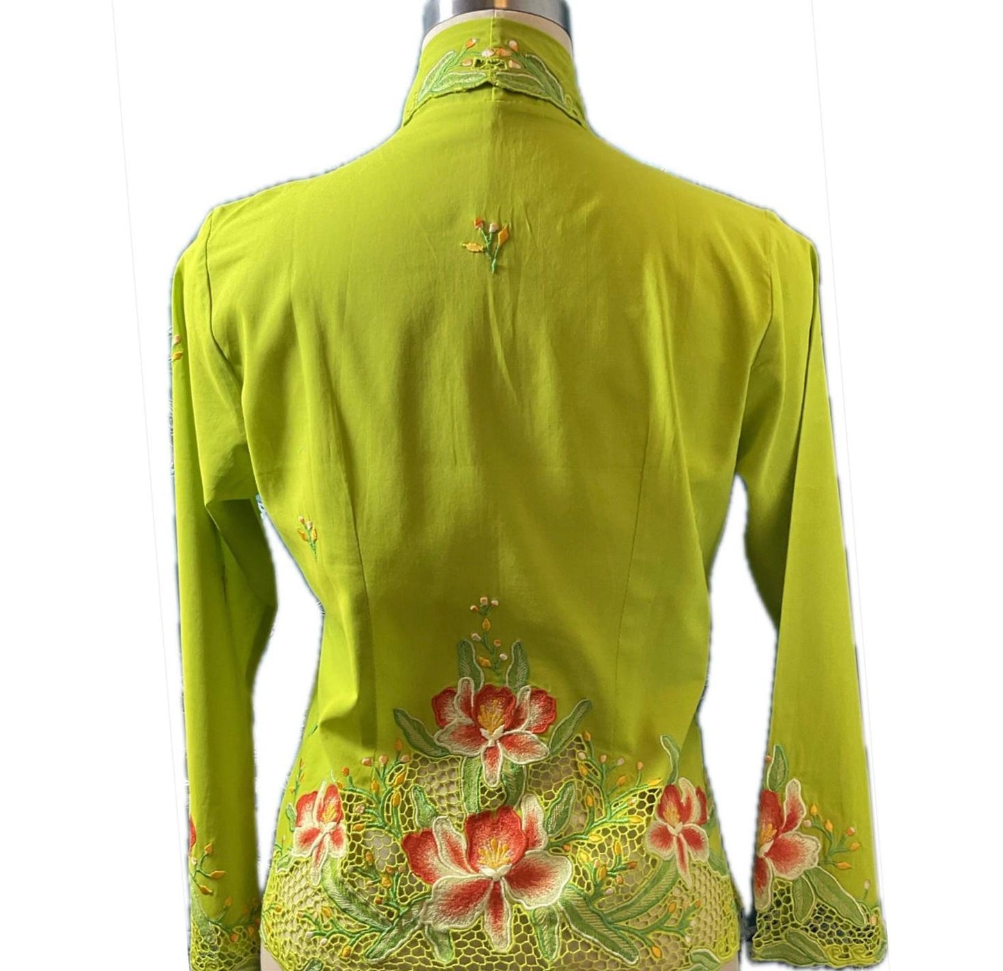 Premium Peranakan Top PPT-S-GREEN-B6012