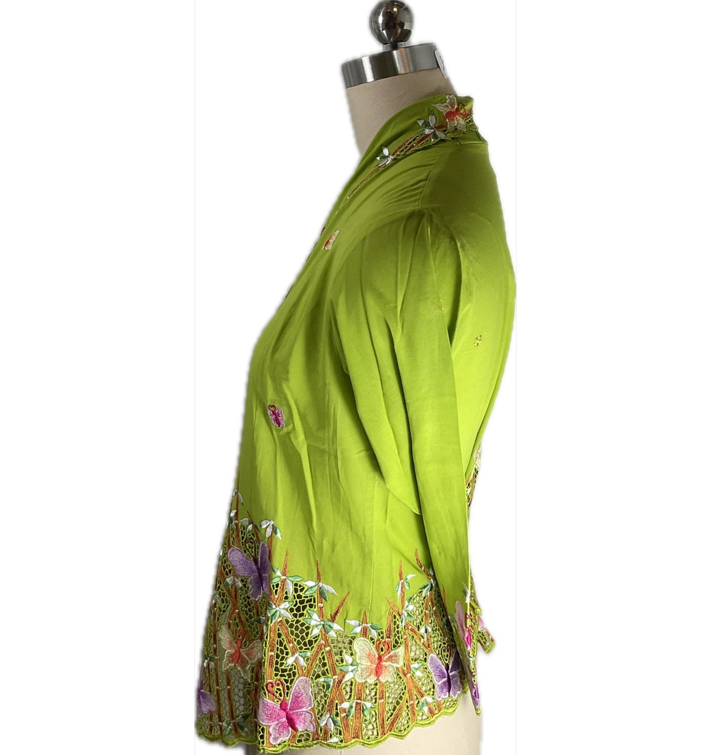 Premium Peranakan Top PPT-S-GREEN-B6013