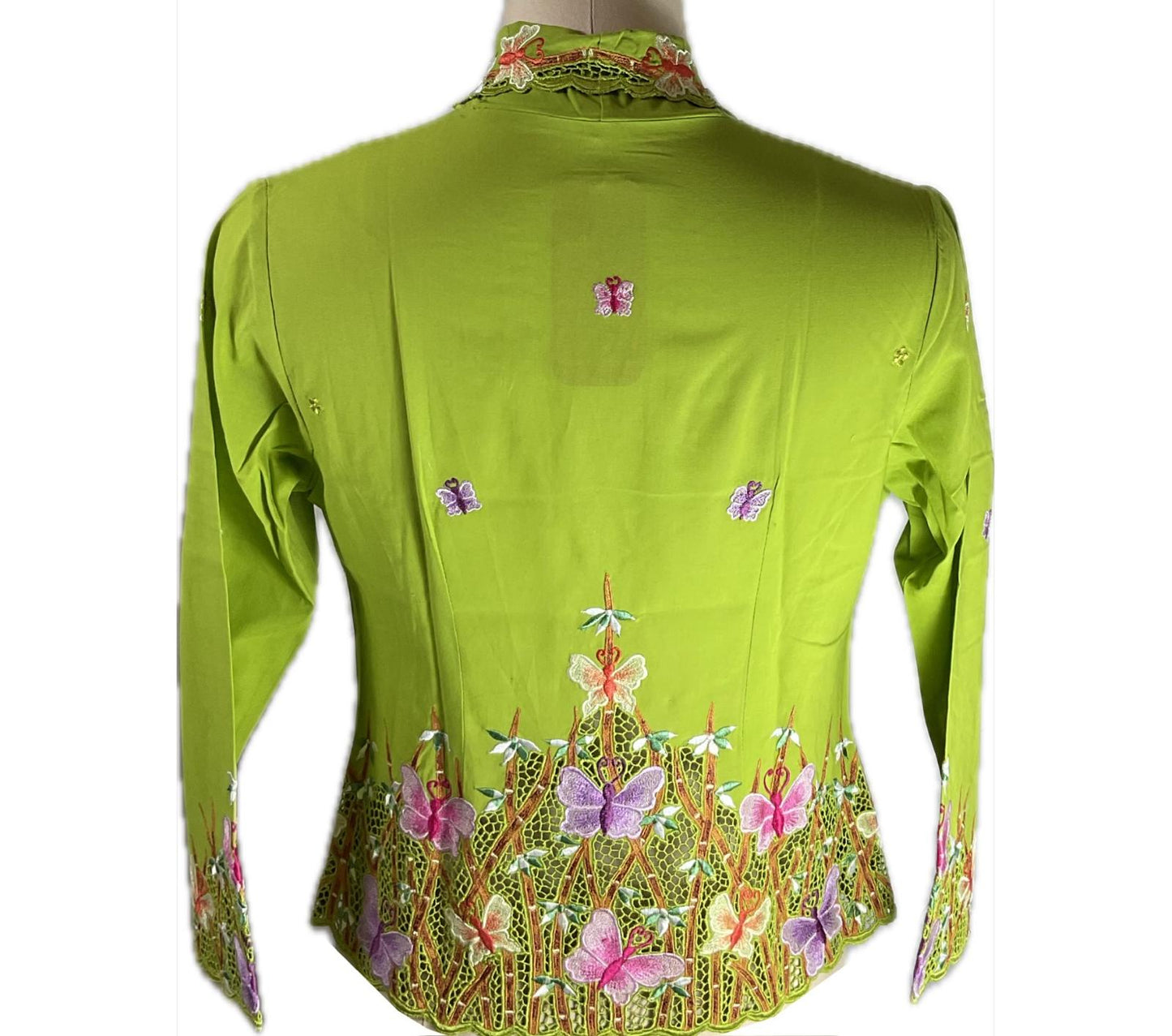Premium Peranakan Top PPT-S-GREEN-B6013