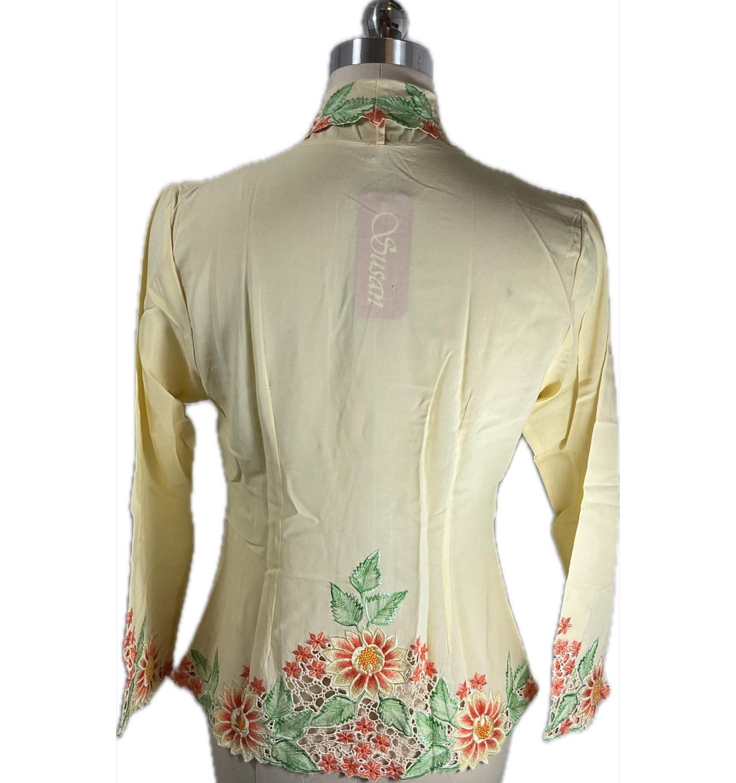 Premium Peranakan Top PPT-M-YELLOW-B66009