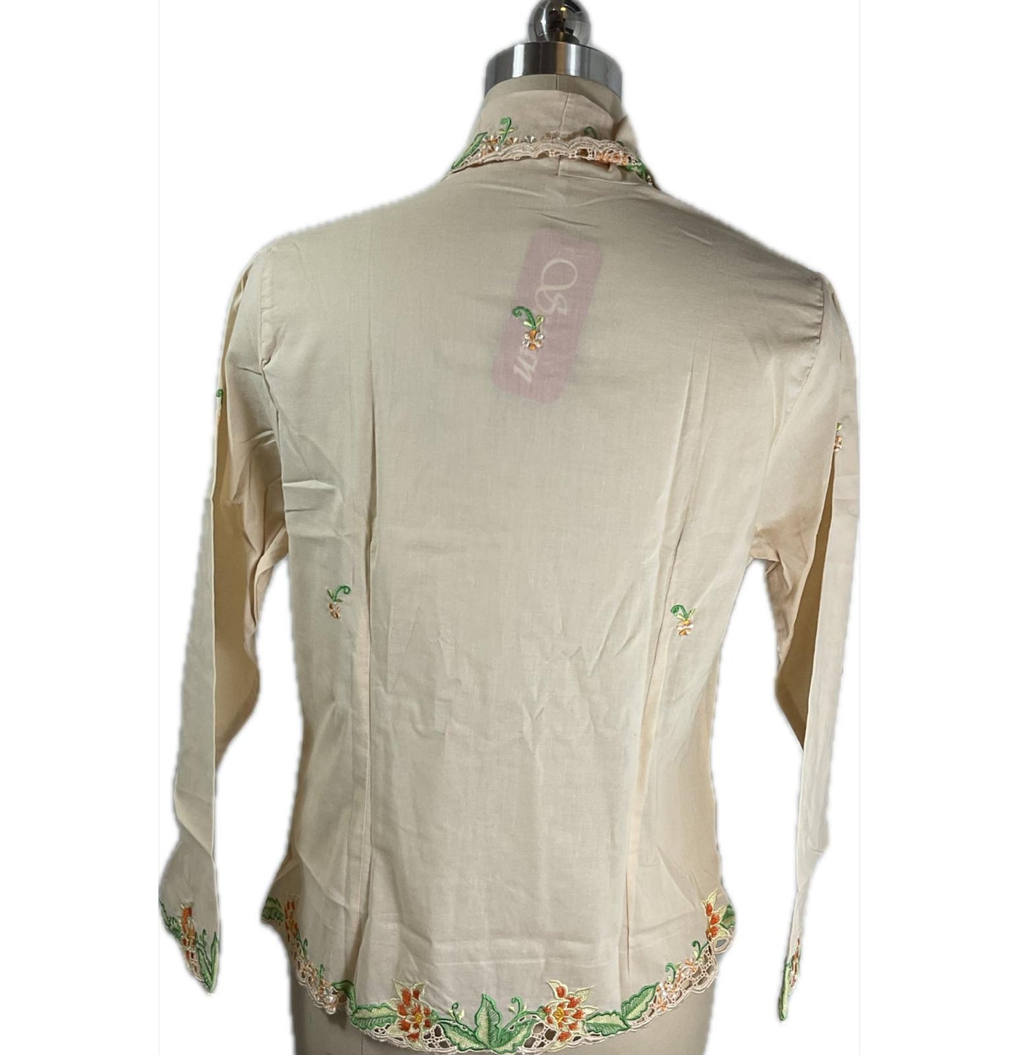 Premium Peranakan Top PPT-M-BEIGE-B66010