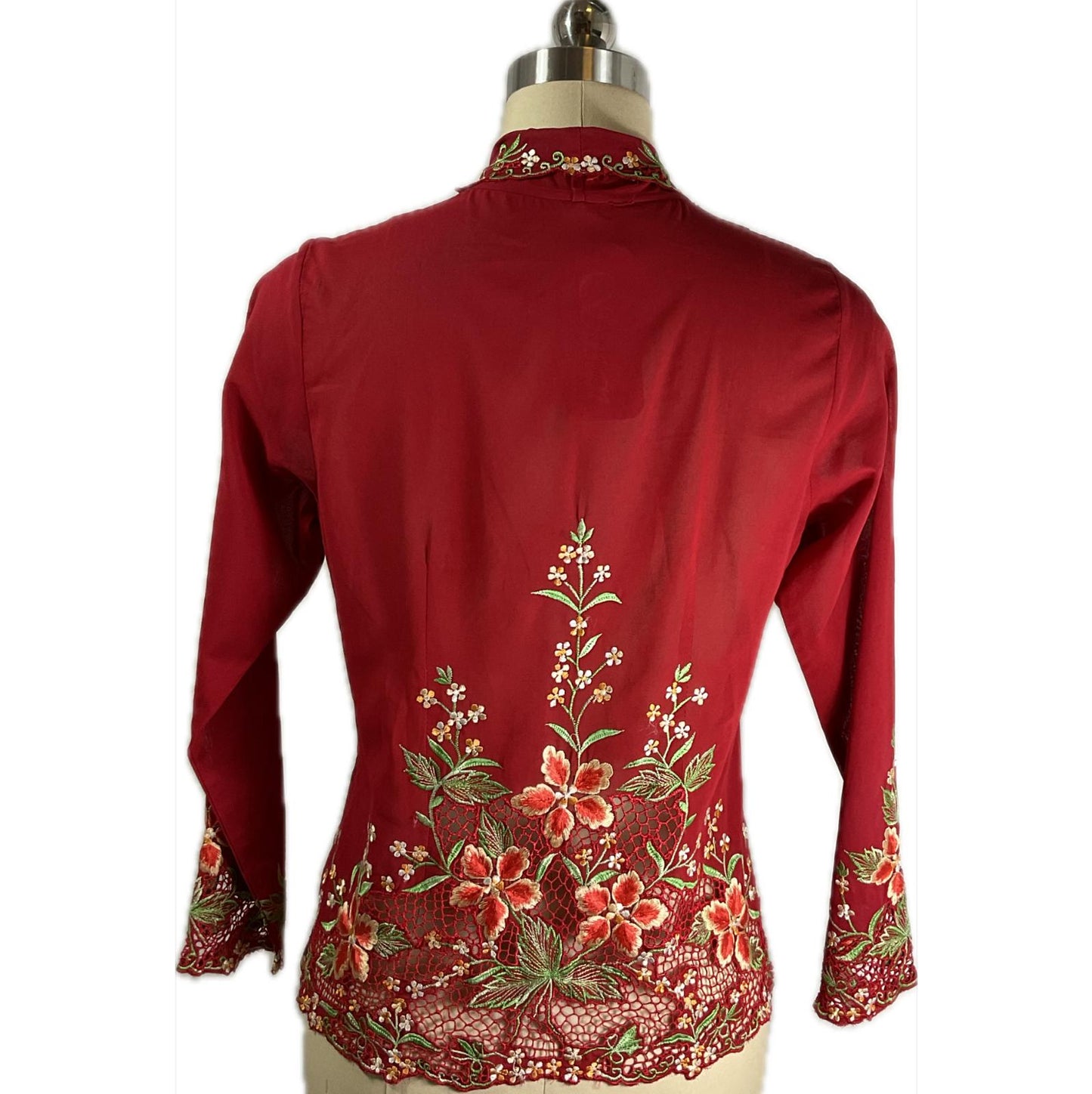 Premium Peranakan Top PPT-M-RED-B66011