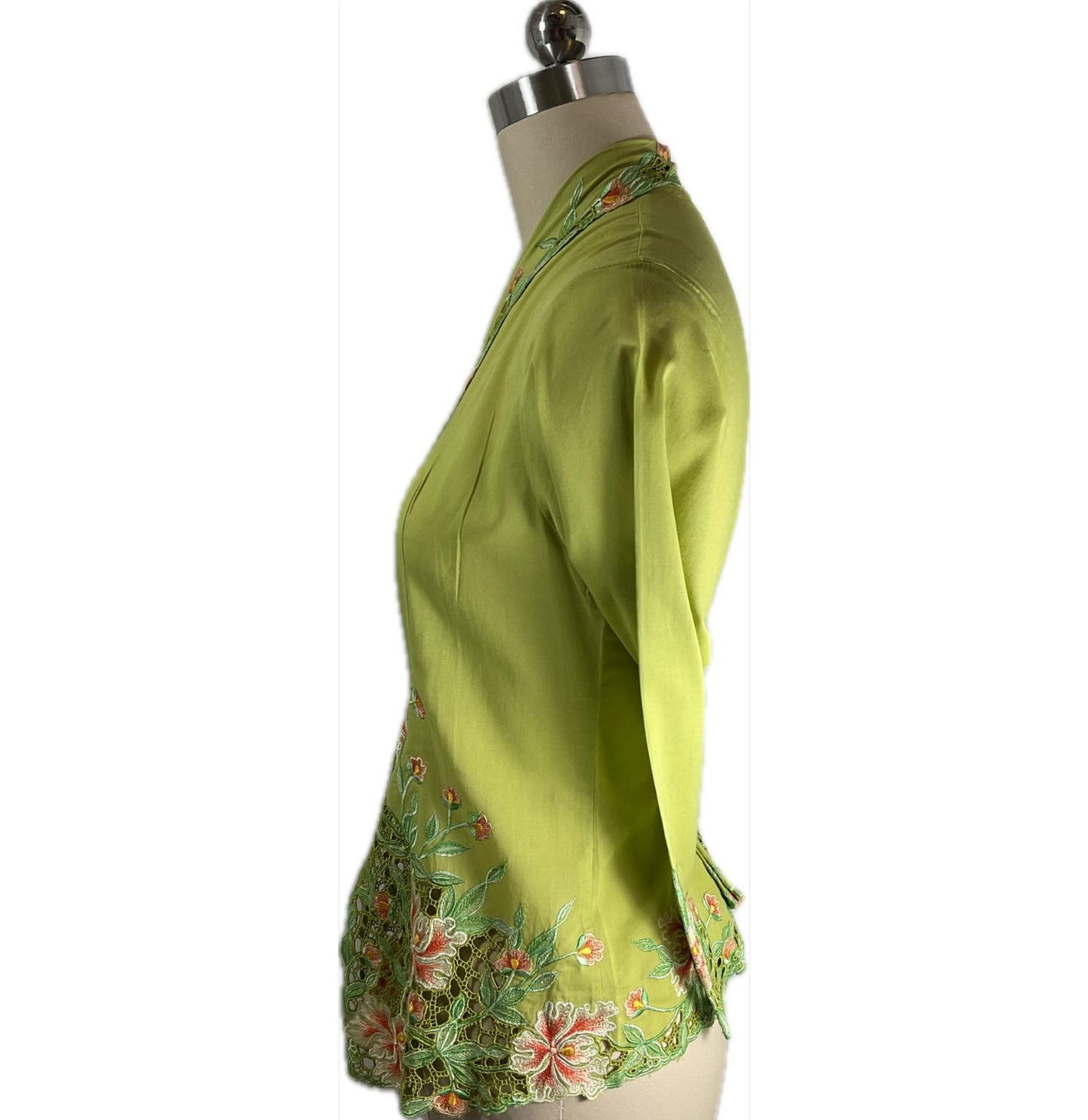 Premium Peranakan Top PPT-M-GREEN-B66012