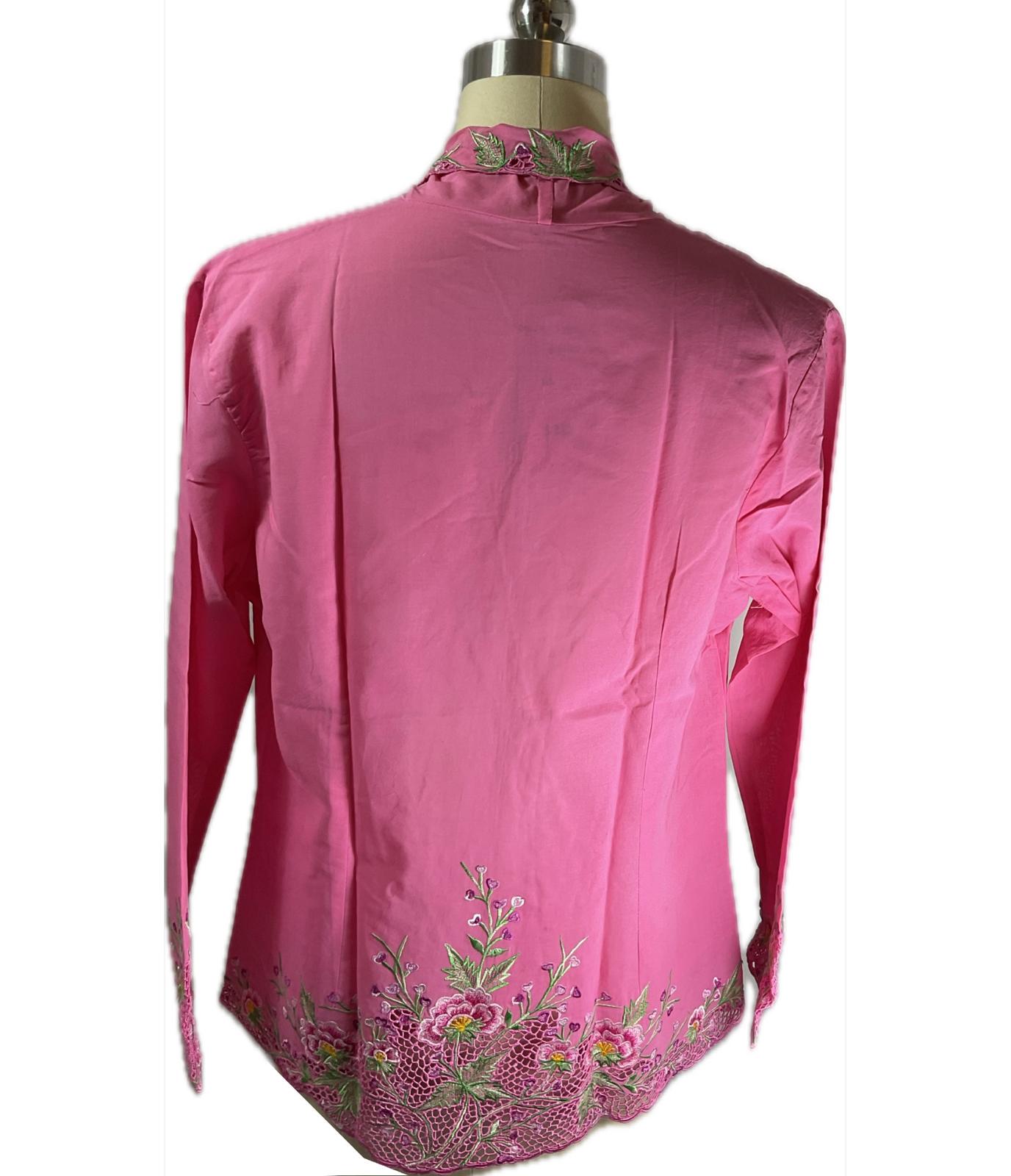 Premium Peranakan Top PPT-XL-PINK-B6666001
