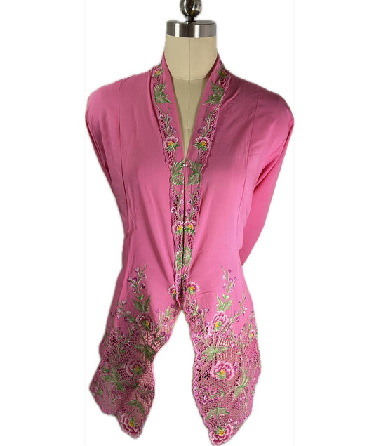 Premium Peranakan Top PPT-XL-PINK-B6666001