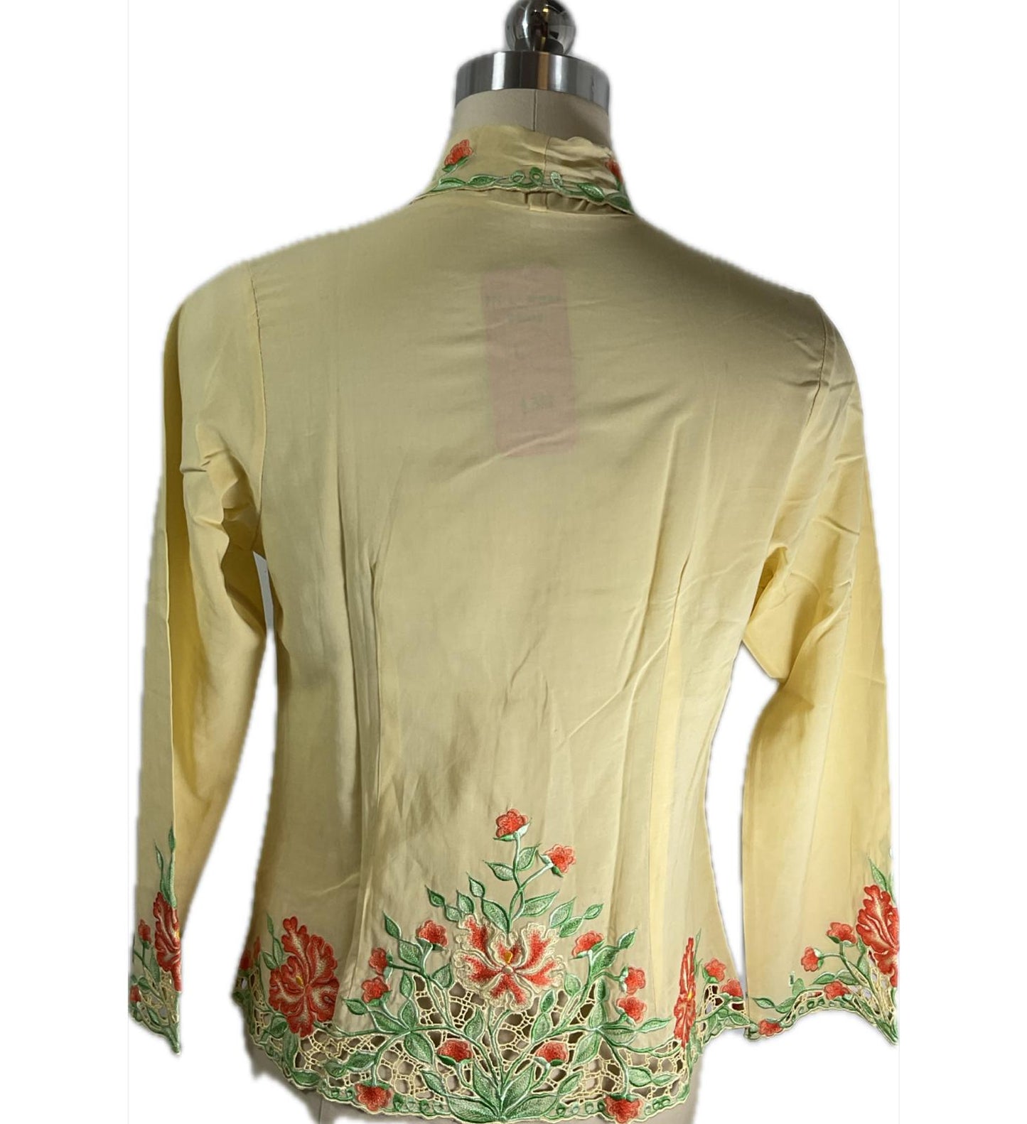Premium Peranakan Top PPT-L-YELLOW-B666009