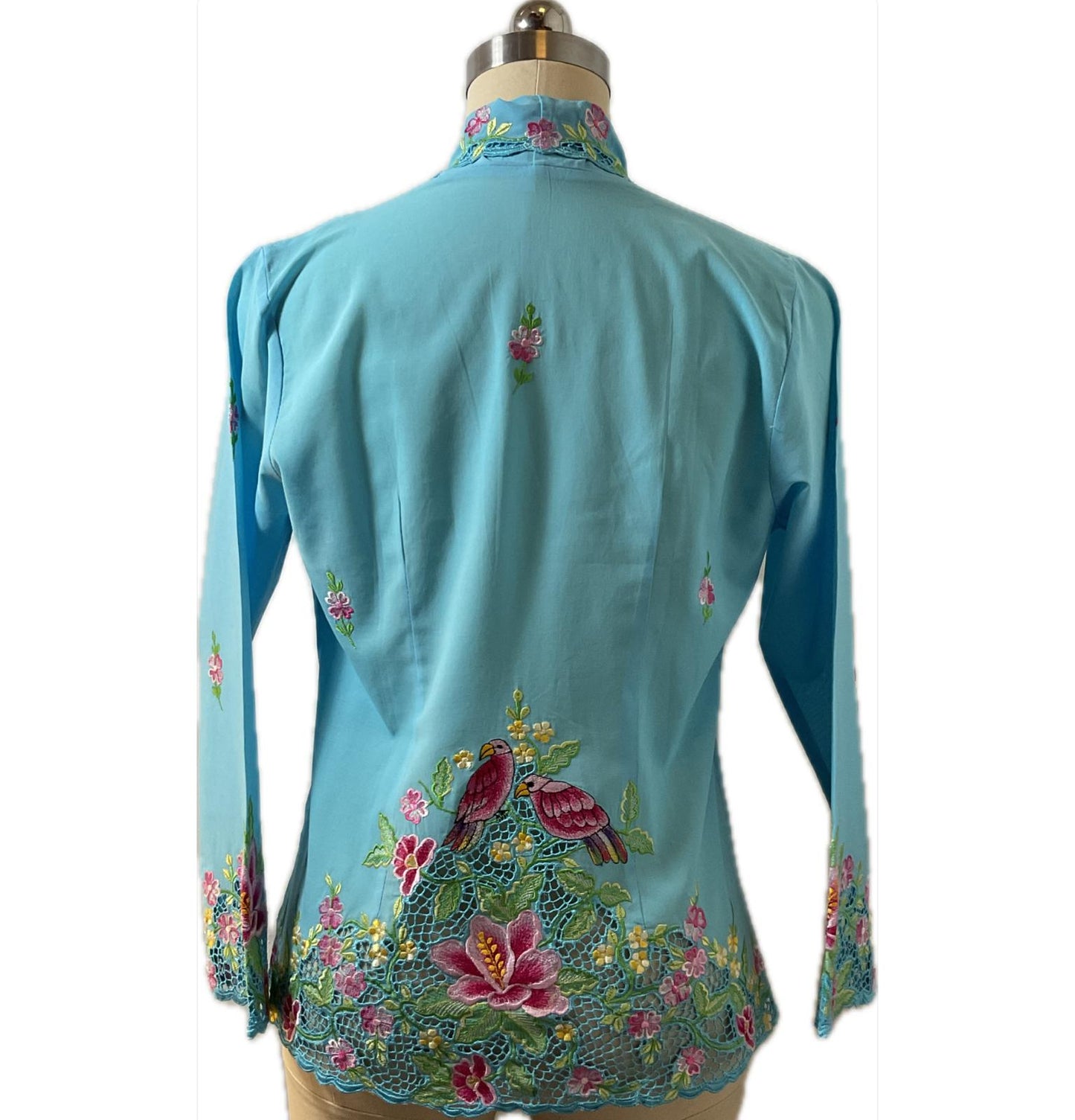 Premium Peranakan Top PPT-2XL-BLUE-B66666006
