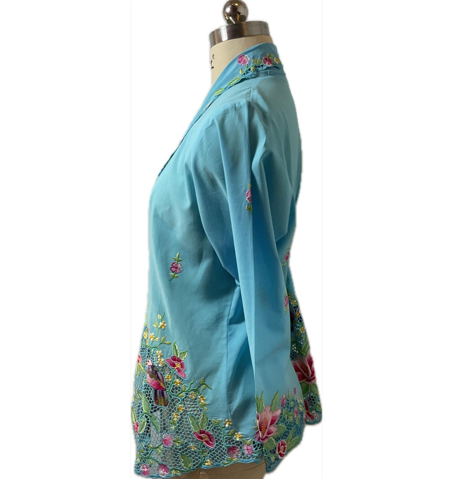 Premium Peranakan Top PPT-2XL-BLUE-B66666006