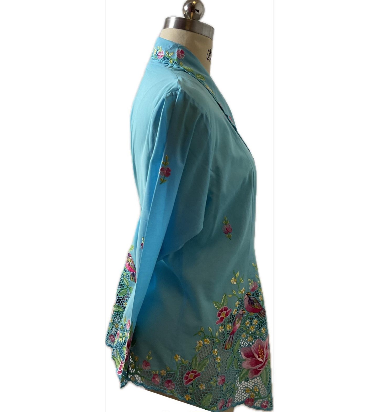Premium Peranakan Top PPT-2XL-BLUE-B66666006