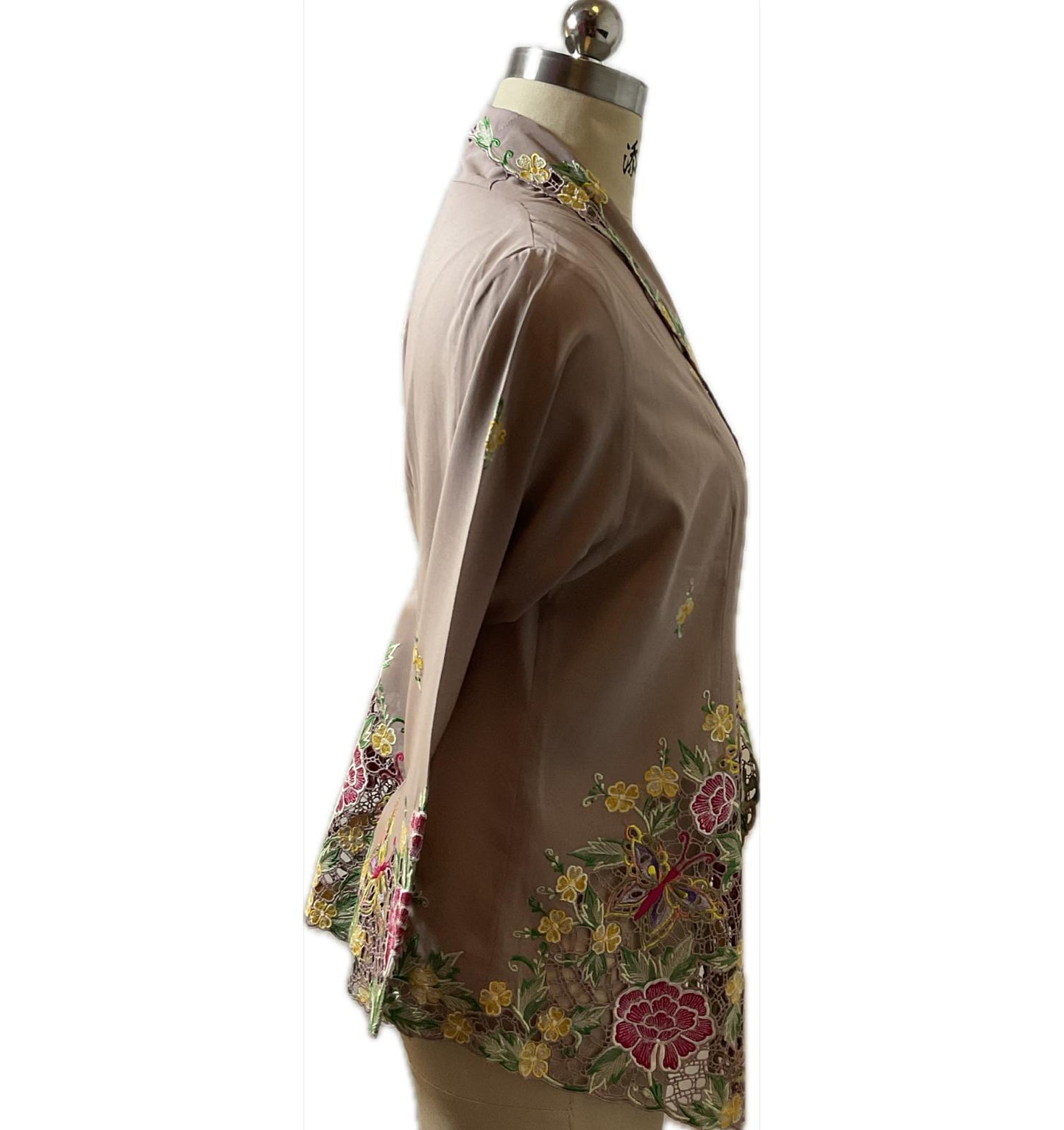 Premium Peranakan Top PPT-XL-BROWN-B6666005