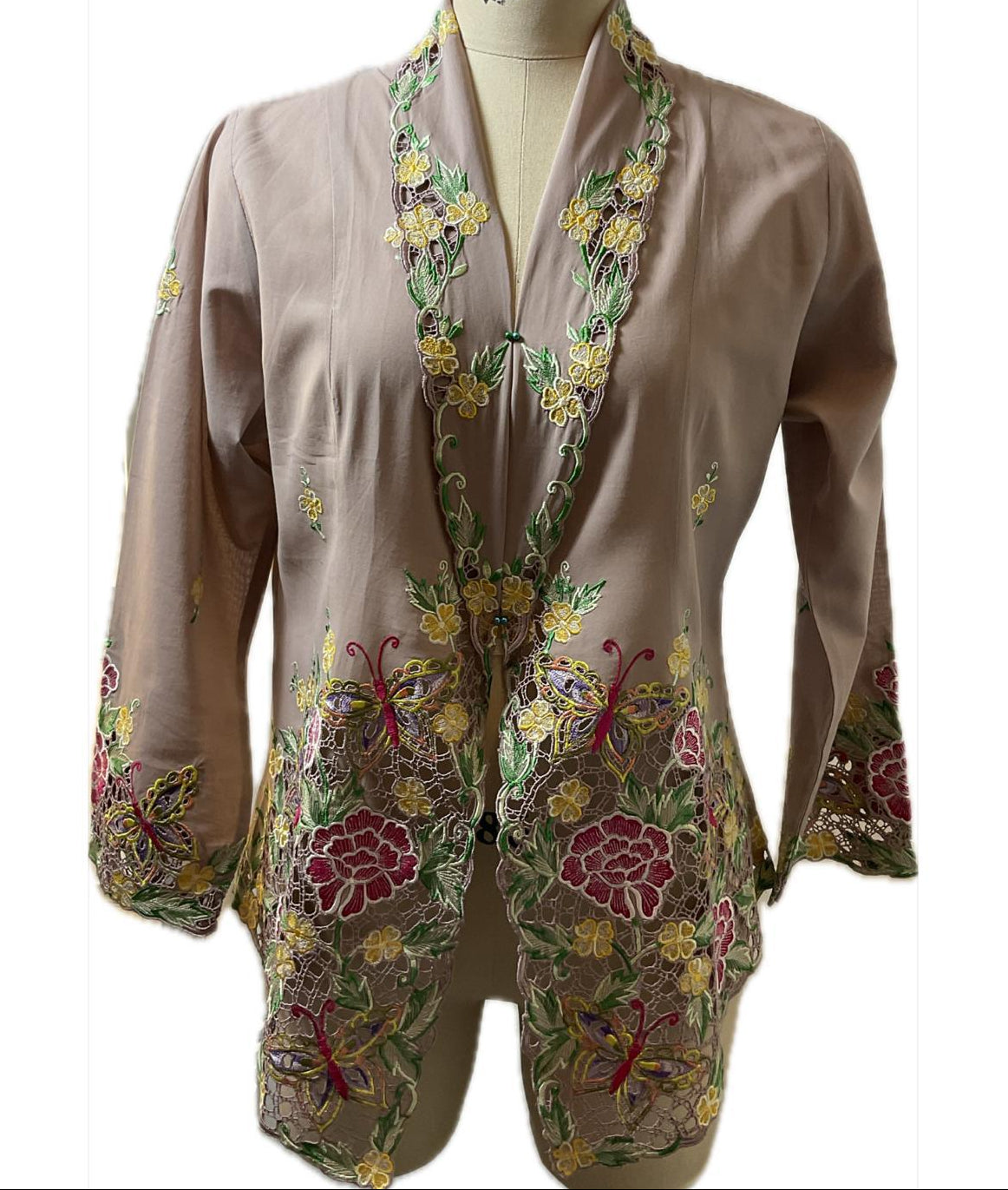 Premium Peranakan Top PPT-XL-BROWN-B6666005