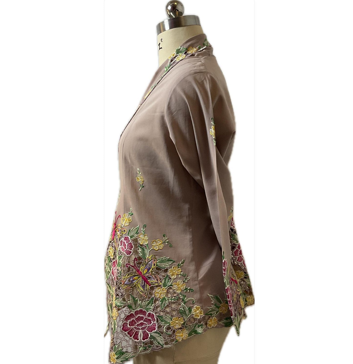 Premium Peranakan Top PPT-XL-BROWN-B6666005