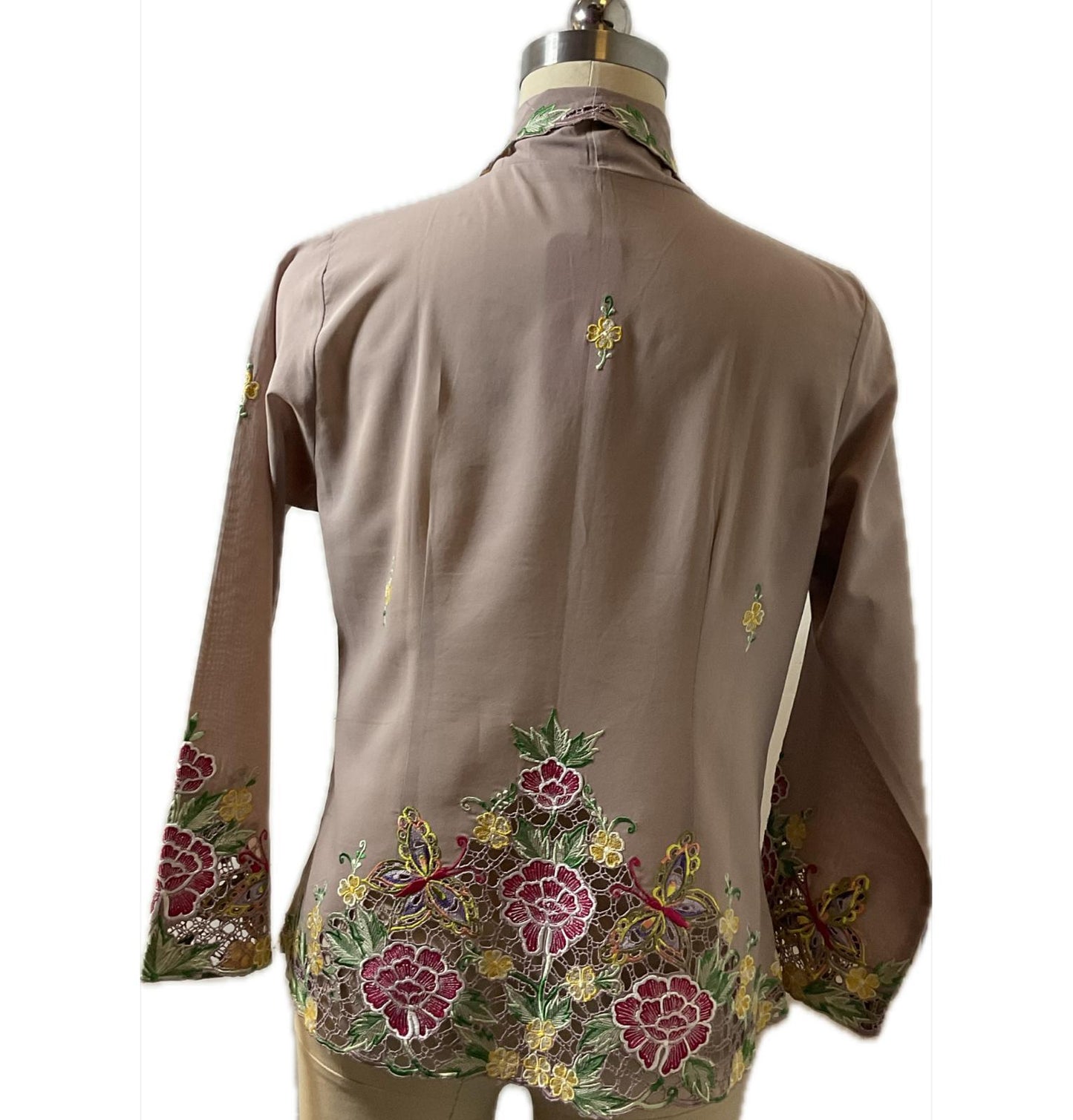 Premium Peranakan Top PPT-XL-BROWN-B6666005