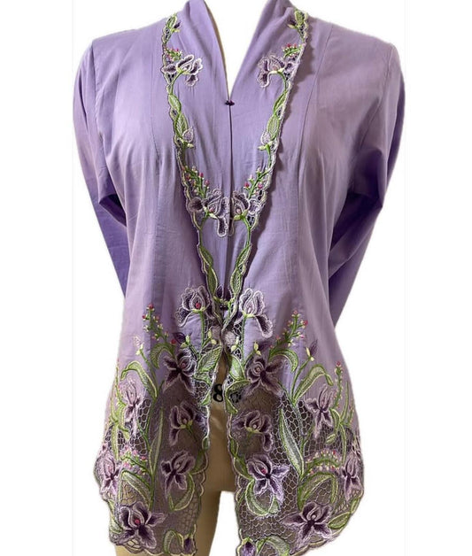 Premium Peranakan Top PPT-XL-PURPLE-B6666008