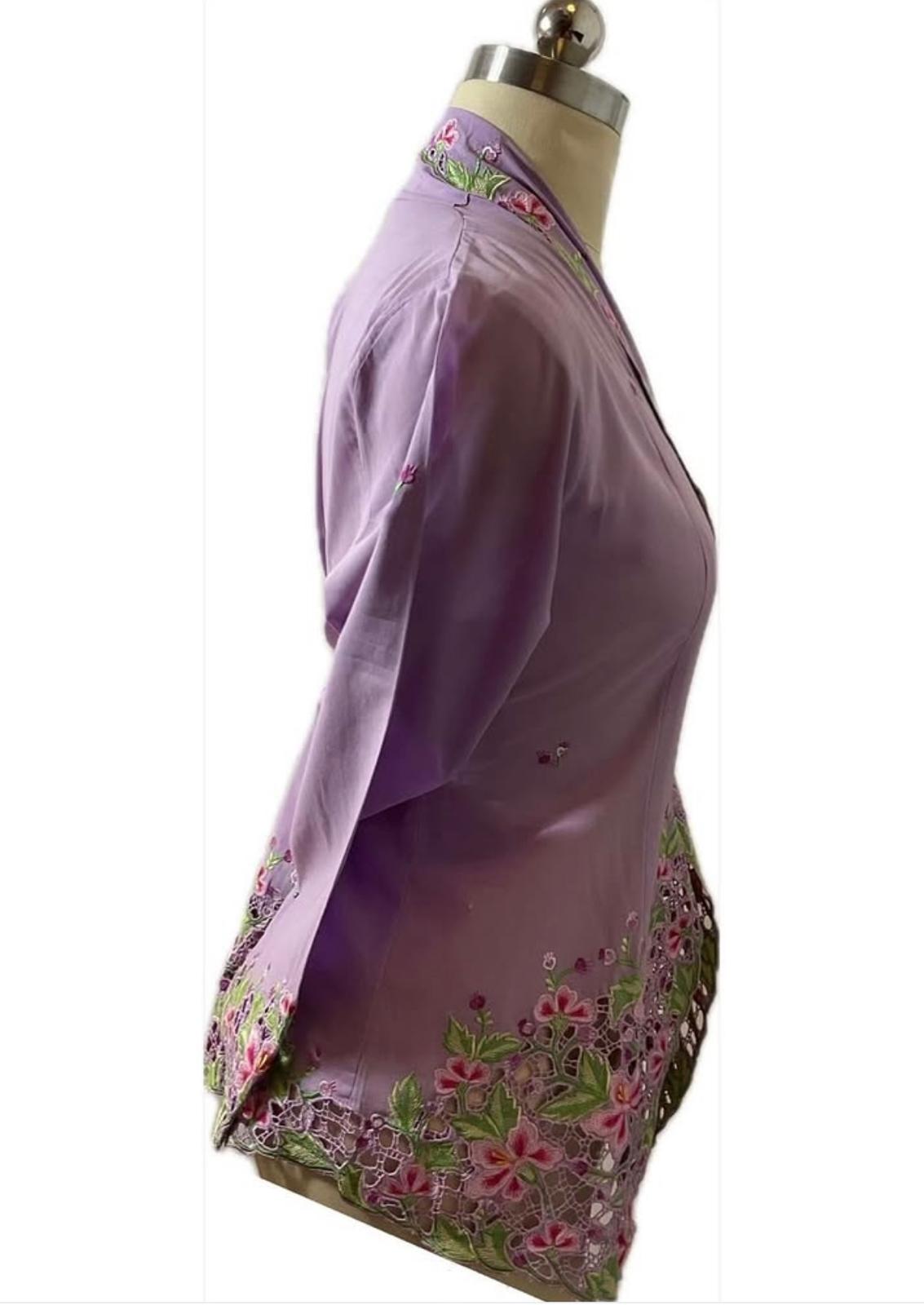 Premium Peranakan Top PPT-XL-PURPLE-B6666009