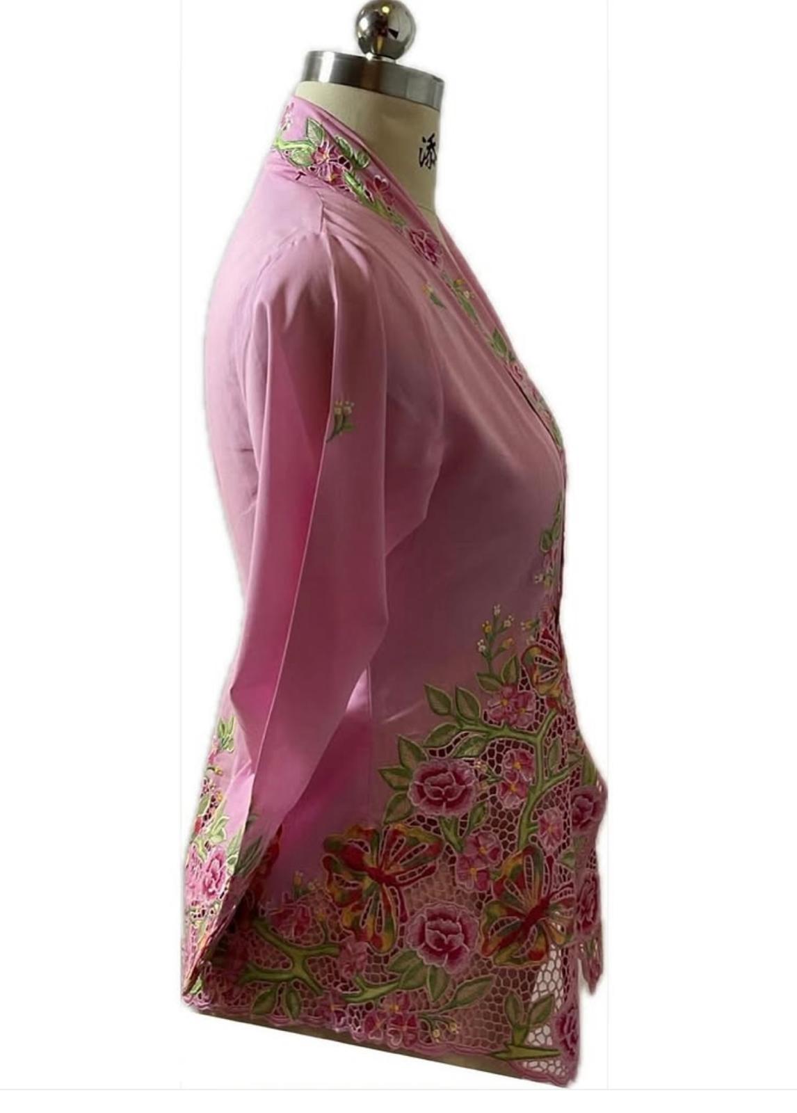 Premium Peranakan Top PPT-XL-PINK-B6666010