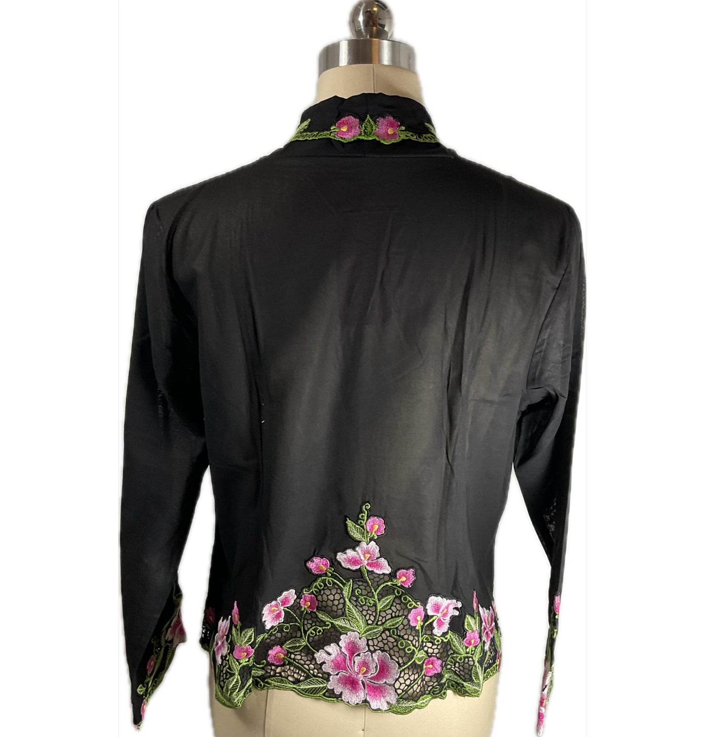 Premium Peranakan Top PPT-XL-BLACK-B6666016